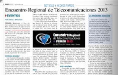 Encuentro Regional de Telecomunicaciones 2013