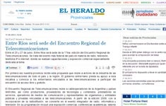 Entre Ríos será sede del Encuentro Regional de Telecomunicaciones