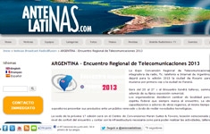 ARGENTINA – Encuentro Regional de Telecomunicaciones 2013