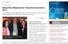 Encuentro Regional de Telecomunicaciones 2013