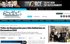 Taller de Iluminación para Alta Definición en Encuentros 2013