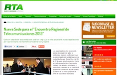 Nueva Sede para el “Encuentro Regional de Telecomunicaciones 2013”