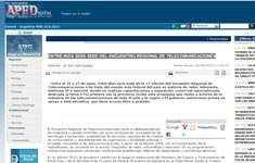 ENTRE RIOS SERA SEDE DEL ENCUENTRO REGIONAL DE TELECOMUNICACIONES