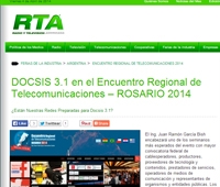 Docsis 3.1 en el Encuentro Regional de Telecomunicaciones