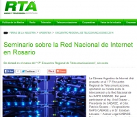 Seminario sobre la Red Nacional de Internet en Rosario
