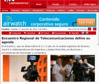 Encuentro Regional de Telecomunicaciones define su agenda